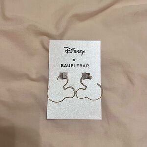 Disney X Baublebar Gold Mickey Mouse Earrings | BRAND NEW